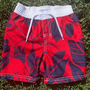 Old Navy Toddler Boy Tropical Swim Trunks (Size 2T)